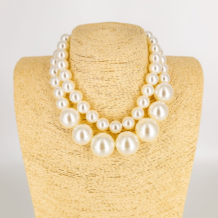 Colier Dublu cu Perle Shopika | Elegant Statement