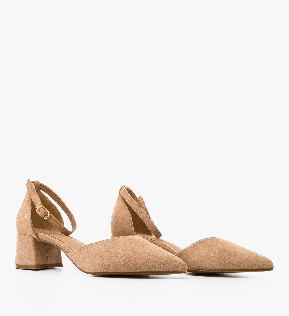 Pantofi cu Toc Neyny Bej - Eleganță - imagine 7