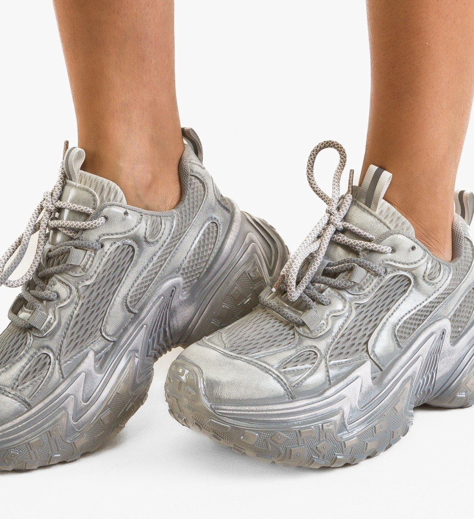 Sneakers Kannka Gri - Confort și Stil Sport