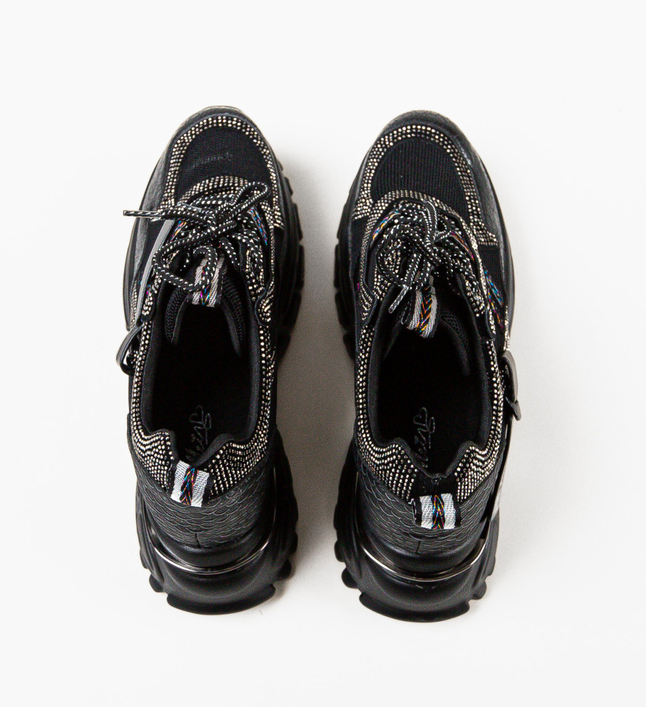 Sneakers Dama Klamun Negre | Confort și Stil - imagine 7