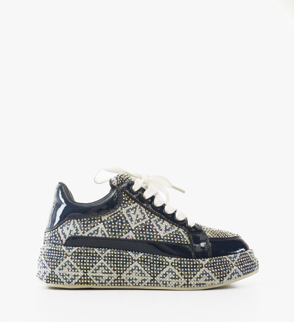 Sneakers Dama Trente Bleumarin - Confort Sport - imagine 6