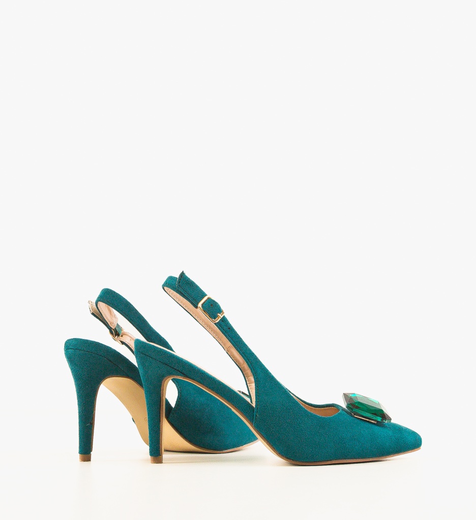 Pantofi Vyhag Verzi cu Toc - Eleganță Asigurată - imagine 3