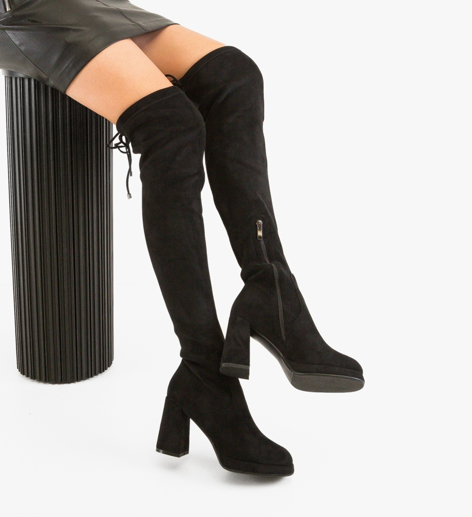 Cizme Dama Sole Negre - Eleganță și Confort - imagine 5