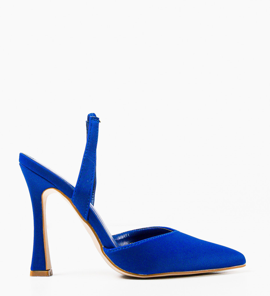 Pantofi Toc Vanty Albastri - Eleganță & Stil - imagine 4