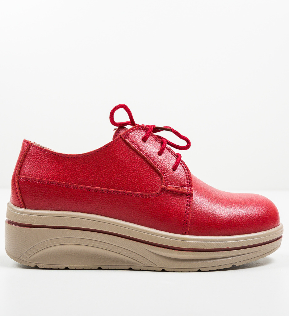 Pantofi Casual Lionata Rosii - Stil și Confort - imagine 6