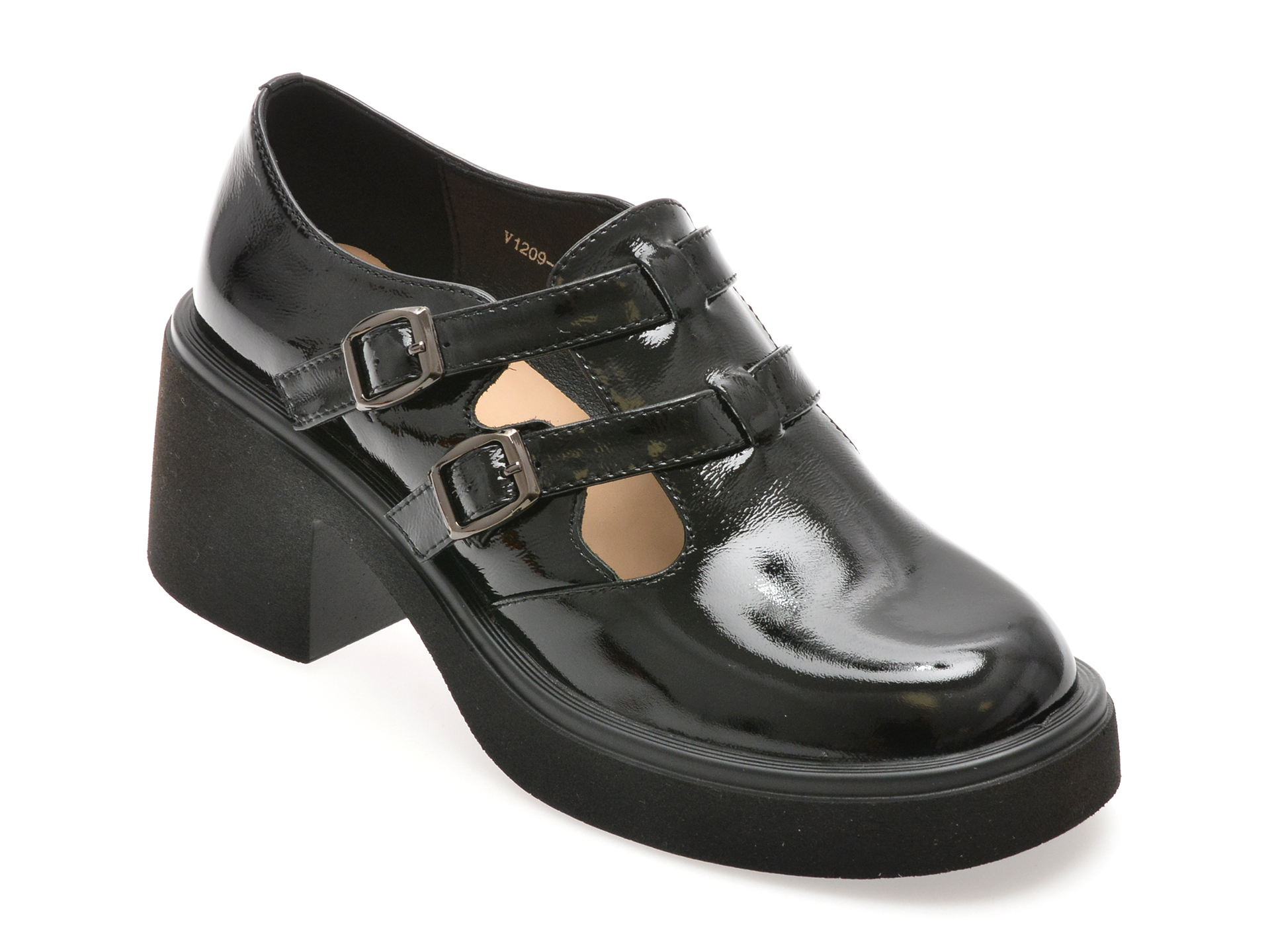 Pantofi Epica Piele Lăcuită - Design Elegant