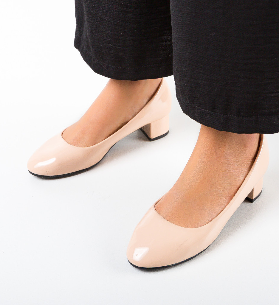 Pantofi Lucane Bej - Eleganță și Stil - imagine 3