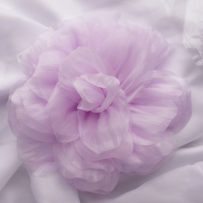 Brosa Lila Organza Shopika | Accesoriu Elegant Par