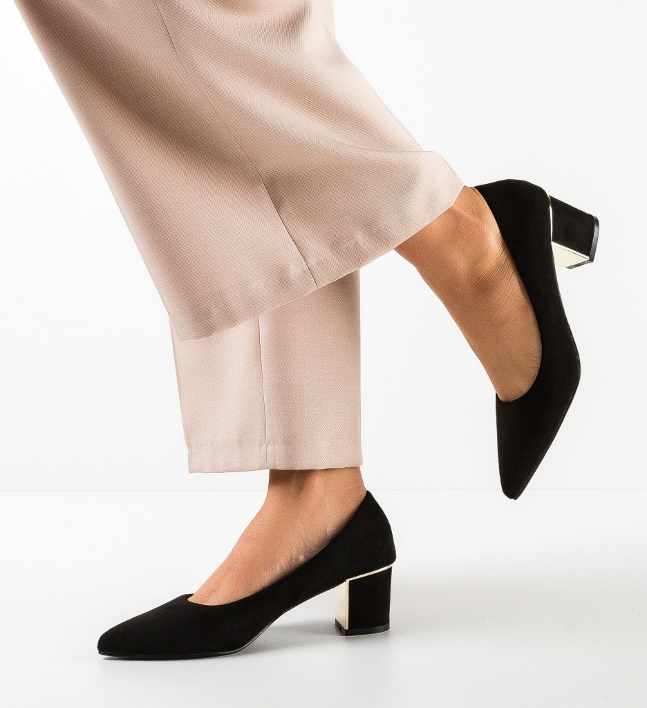 Pantofi dama Antoni Negri cu toc elegant - imagine 4