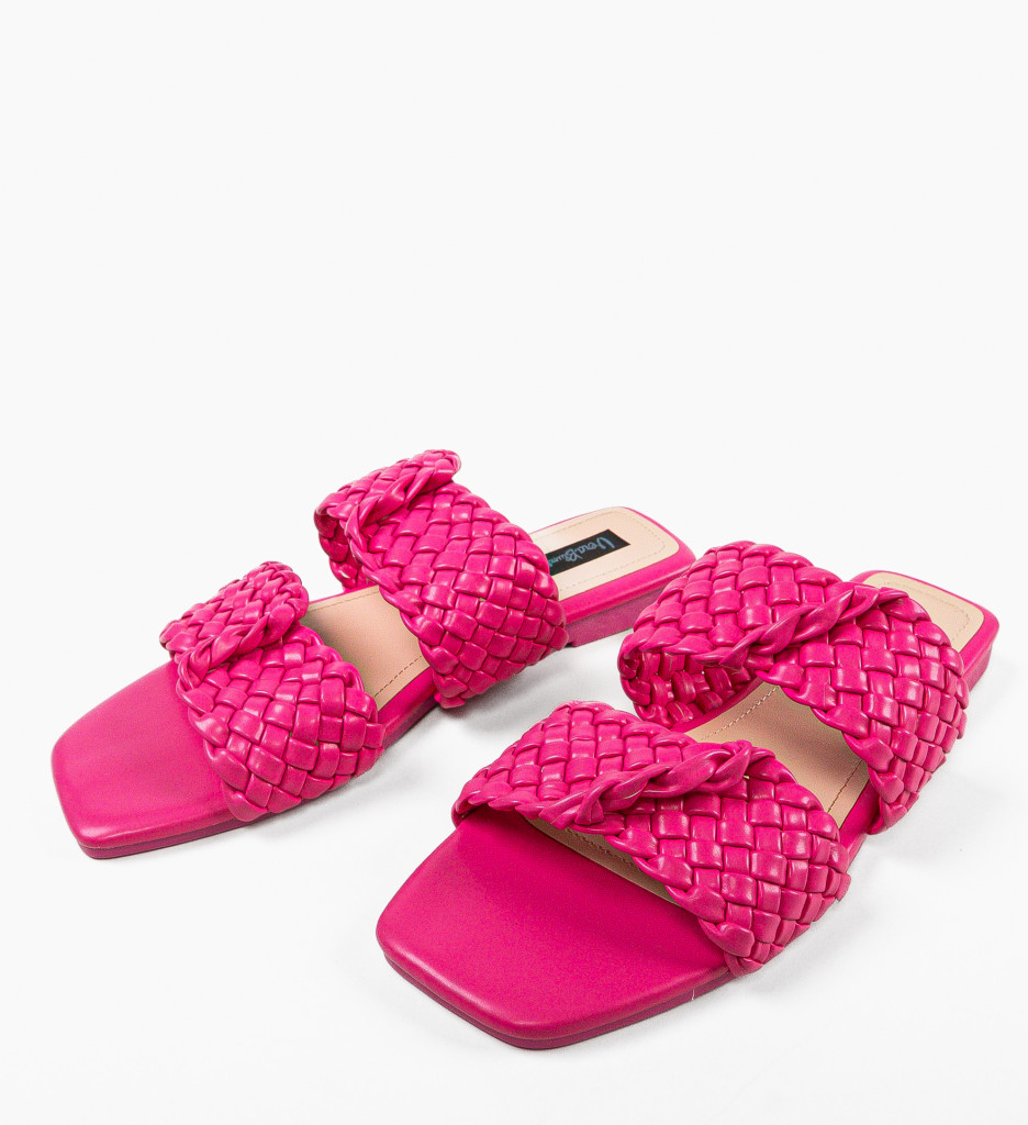 Papuci Dama Mateo Fuchsia | Confort și Stil - imagine 7