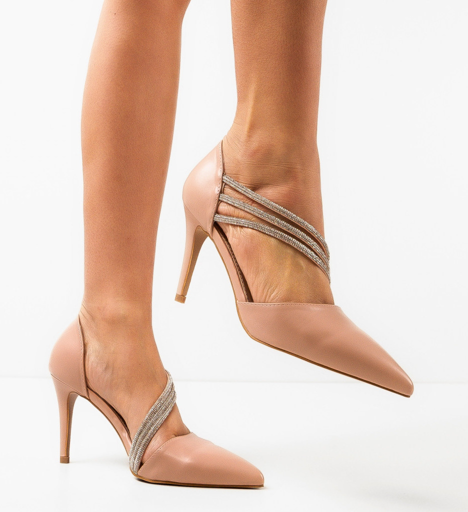 Pantofi Dama Pratima Nude - Eleganță și Stil - imagine 2