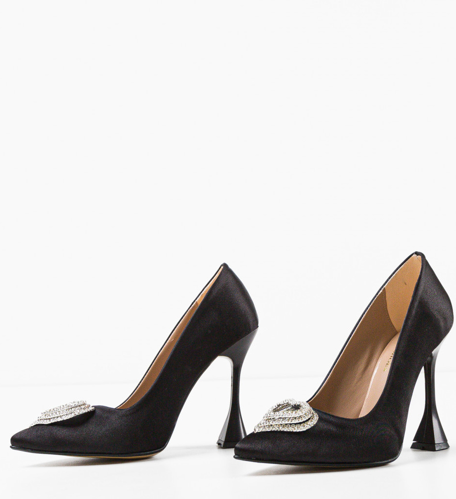 Pantofi cu Toc Darino Negri - Eleganță Sigură - imagine 13