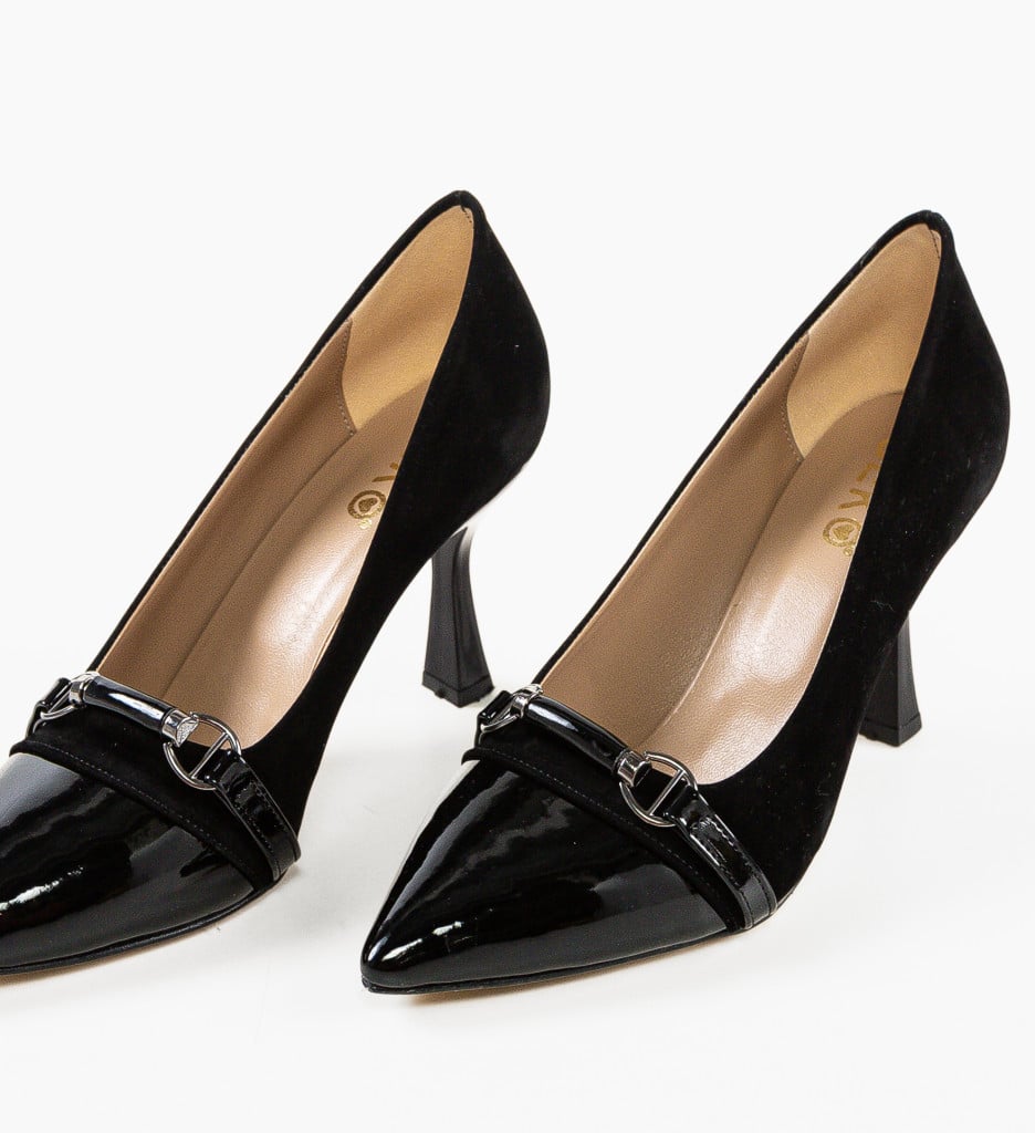 Pantofi cu Toc Bentle Negri | Eleganță și Stil - imagine 9