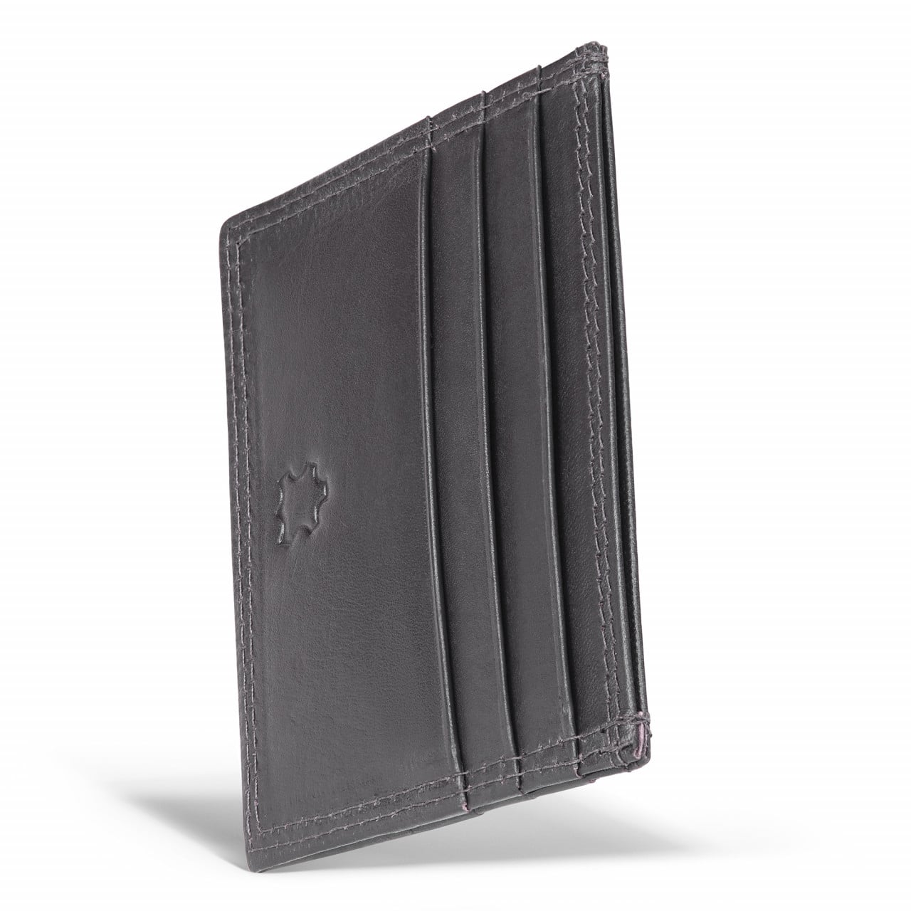 Port Card Delis Piele Naturală - 7 Compartimente - imagine 2