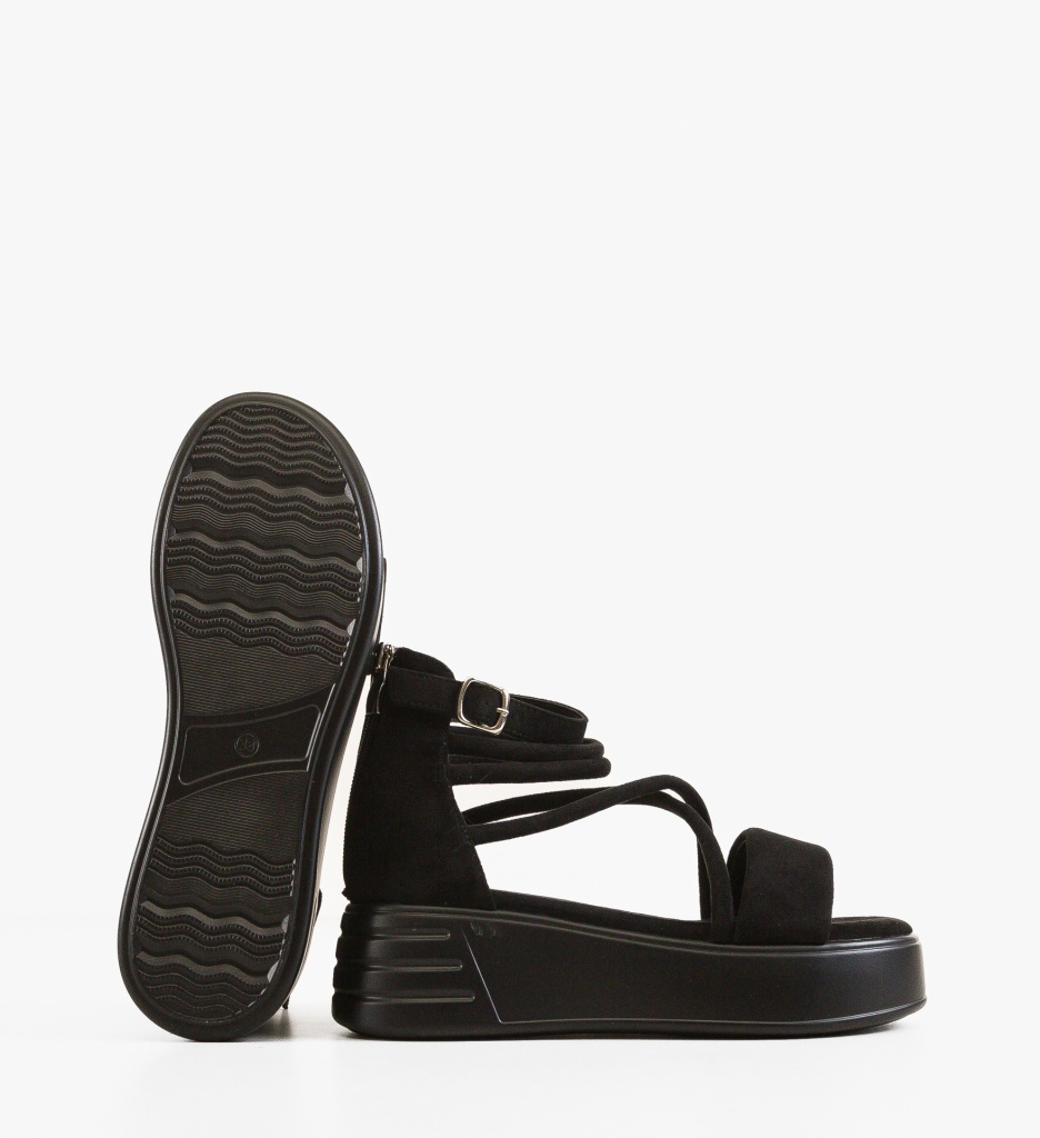 Sandale Dama Okja Negre - Eleganță și Confort - imagine 4
