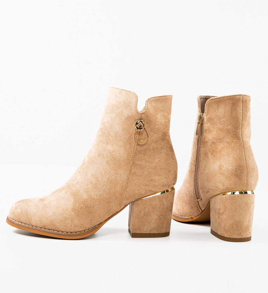 Botine Dama Reuben Khaki - Eleganță și Confort - imagine 6