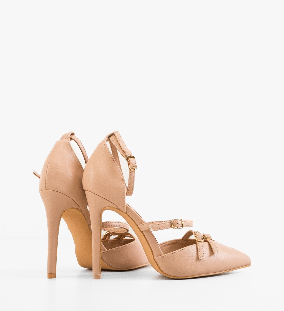 Pantofi dama Cobb Bej eleganți - confort și stil - imagine 4