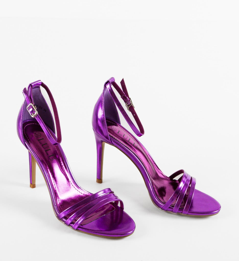 Sandale Dama Lajy Mov | Eleganță și Stil - imagine 12