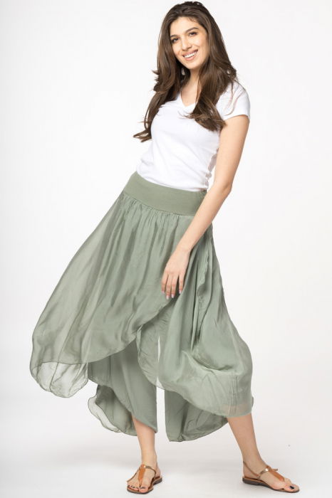 Pantaloni Salvari Kaki Shopika | Confort Premium
