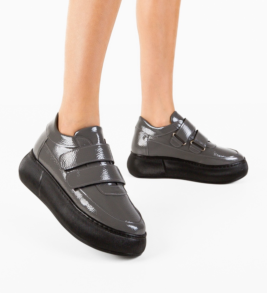 Pantofi Mernera Gri | Confort și Stil Zilnic