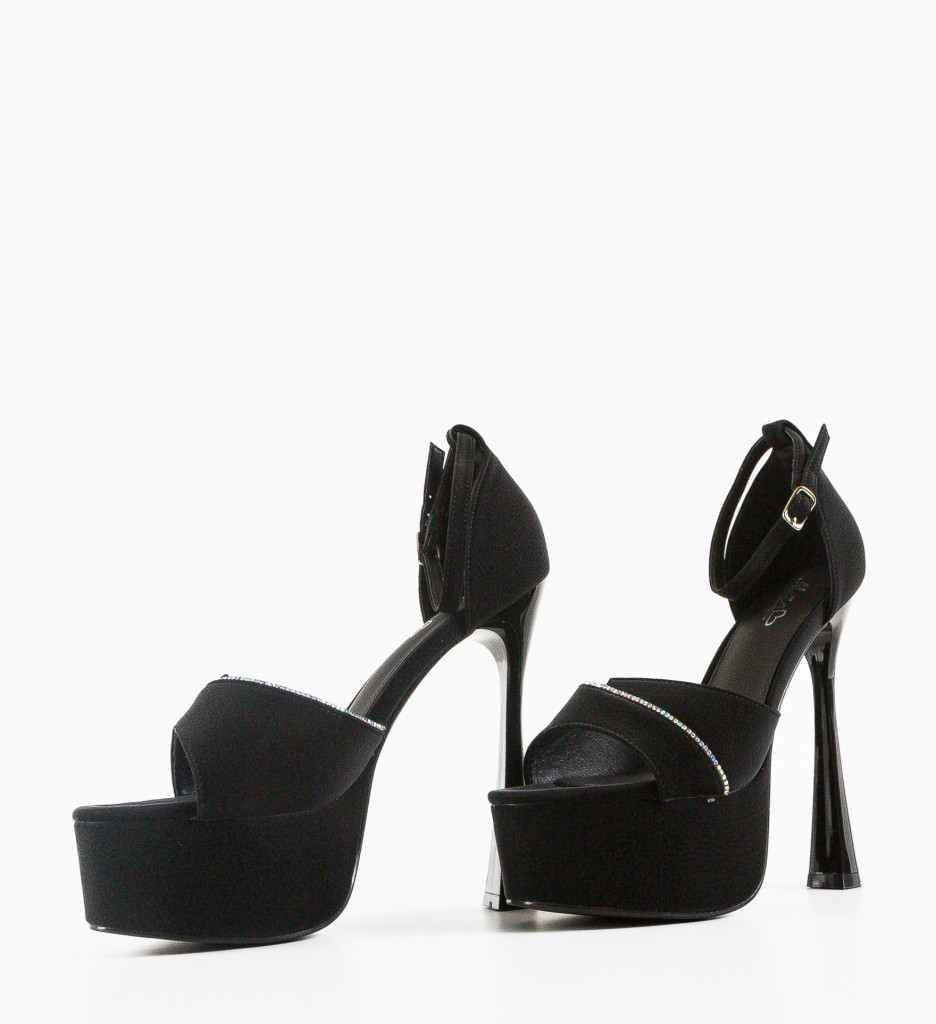 Sandale Caribou Negre | Eleganță și Stil - imagine 7