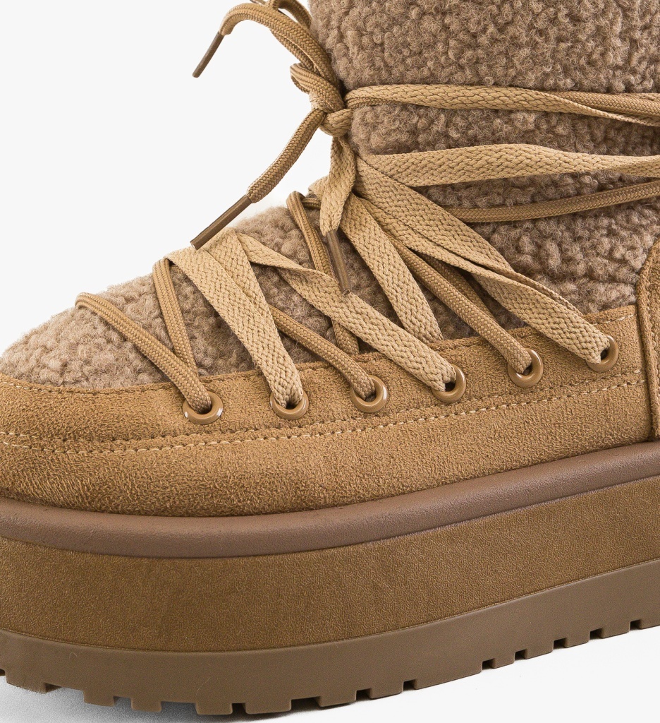 Ghete Dama Safine Khaki - Stil și Confort - imagine 2