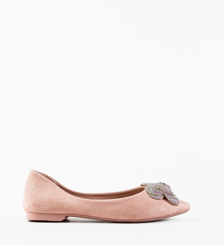 Balerini Dama Orhid Roz - Confort Casual - imagine 6