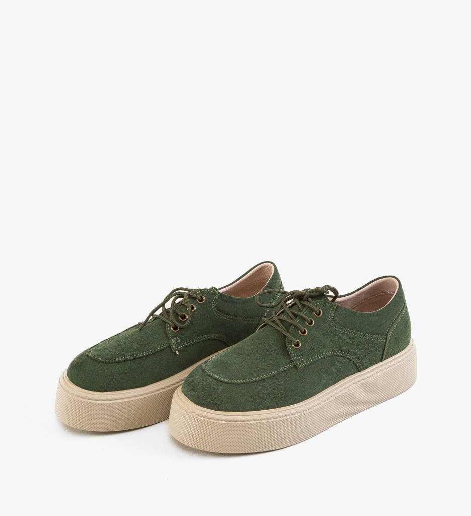 Sneakers Dama Sweep Verzi | Confort Sport - imagine 7