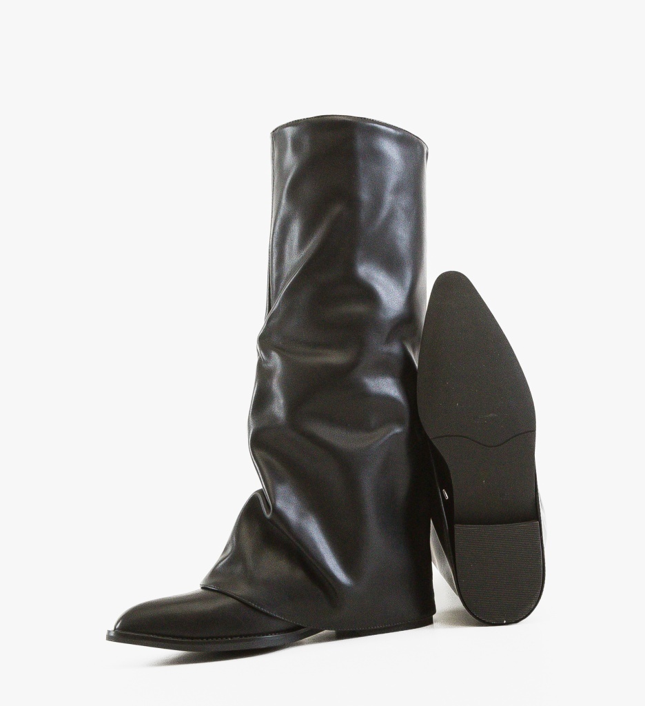 Cizme Dama Kaled Negre Depurtat | Stil & Confort - imagine 5