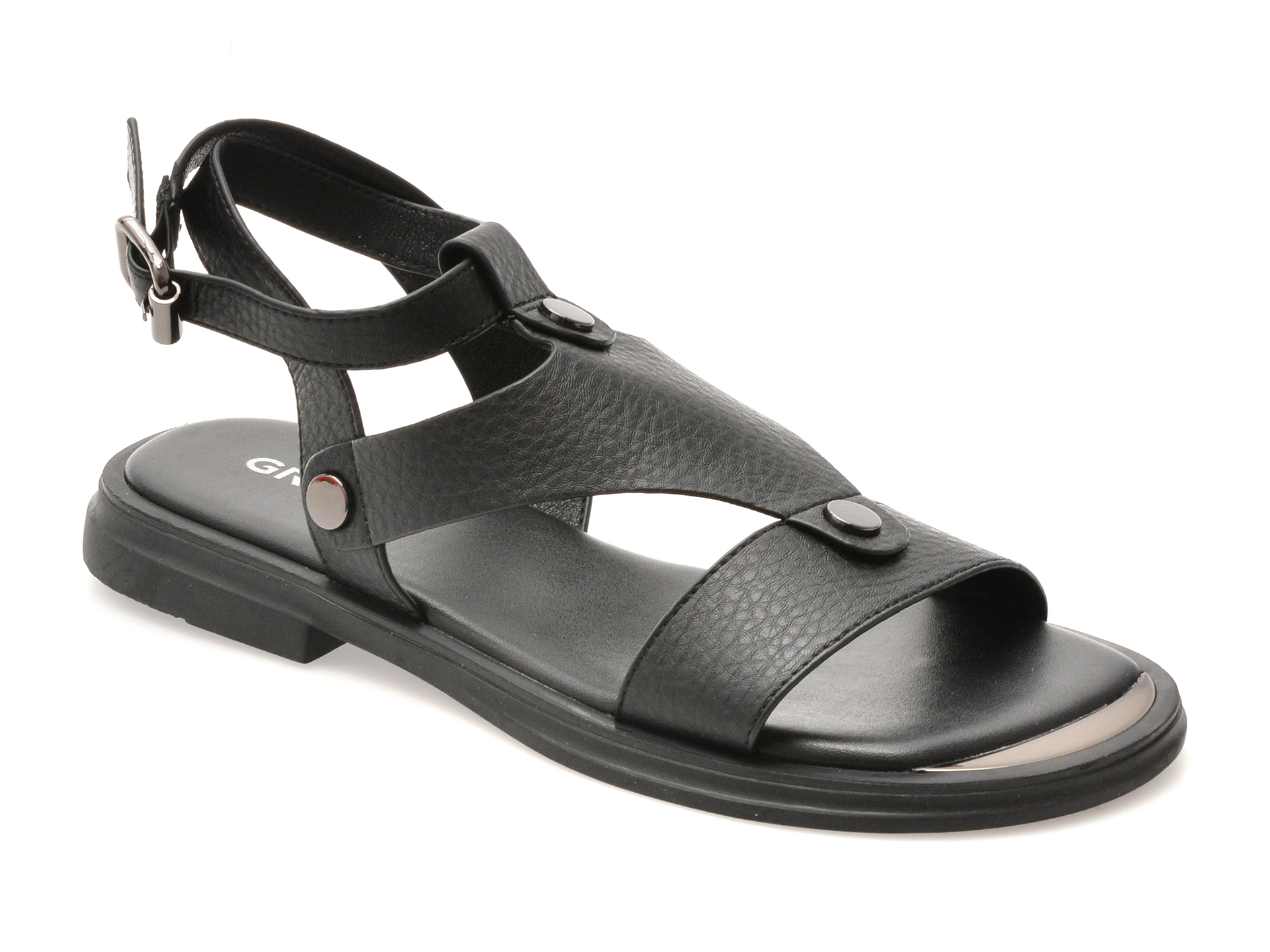 Sandale Gryxx Negre Piele Naturală
