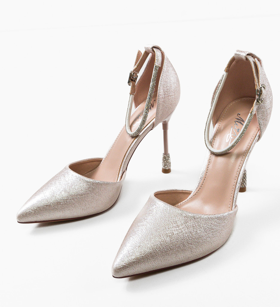 Pantofi Sennach Aurii - Eleganță cu Toc Inalt