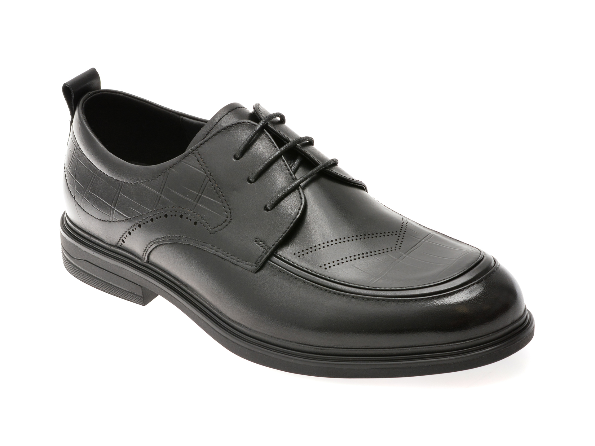 Pantofi OTTER negri din piele - Eleganță și confort