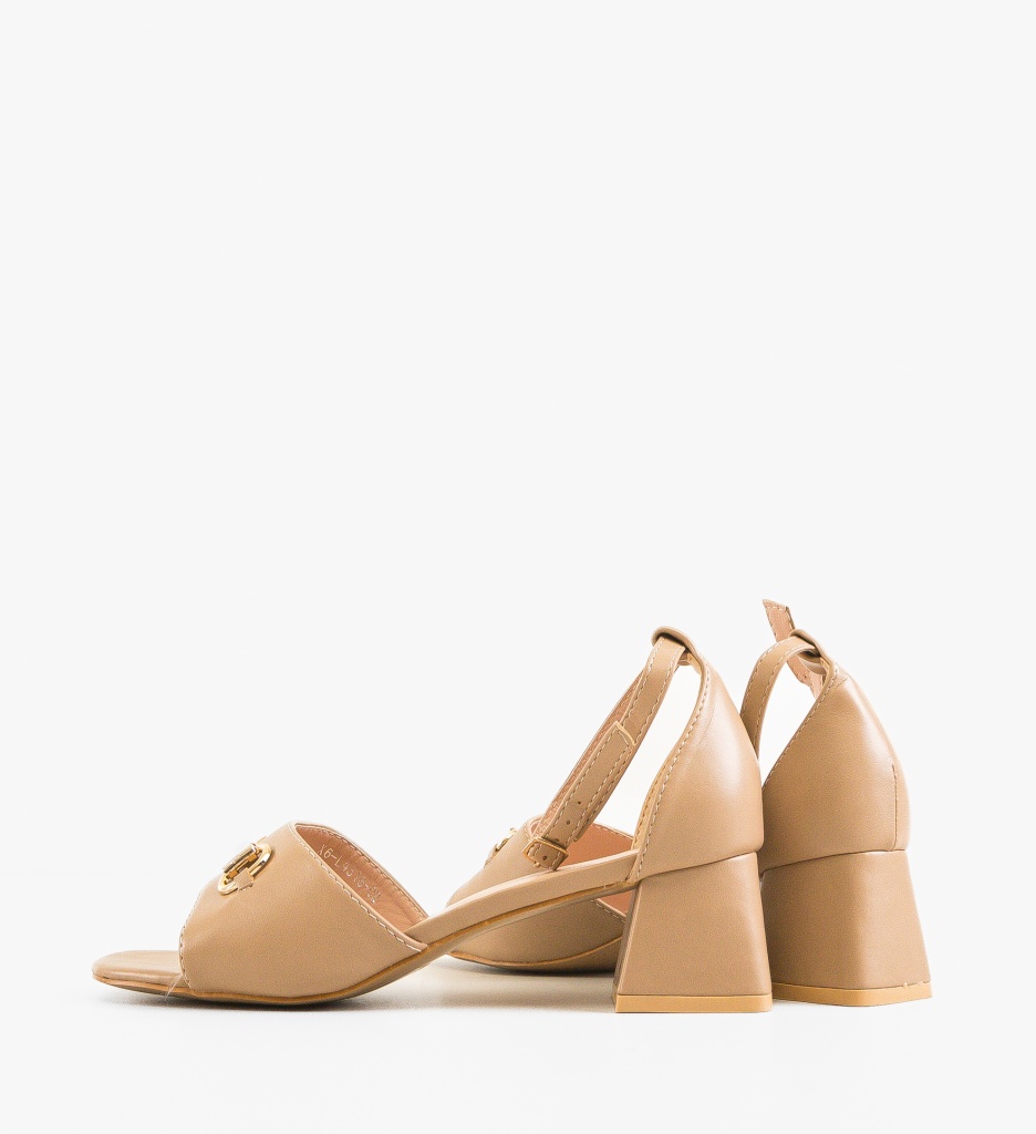Sandale Toc Mann Nude - Eleganță Feminină - imagine 5
