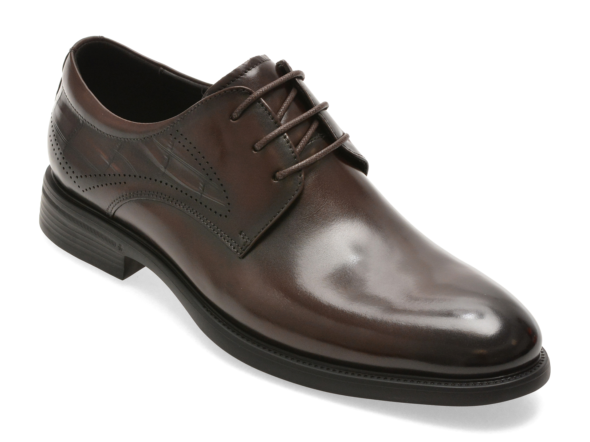 Pantofi Epica Premium Maro Piele Naturală