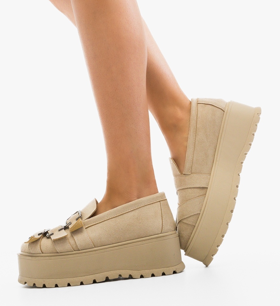 Pantofi Casual Darqu Bej – Confort și Eleganță - imagine 4