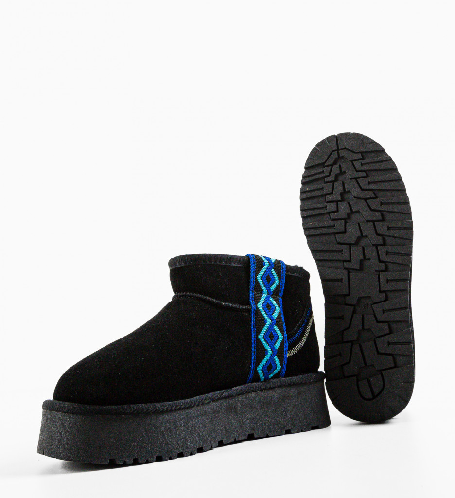 Cizme Dardar Negre Tip Ug | Confort & Stil - imagine 6