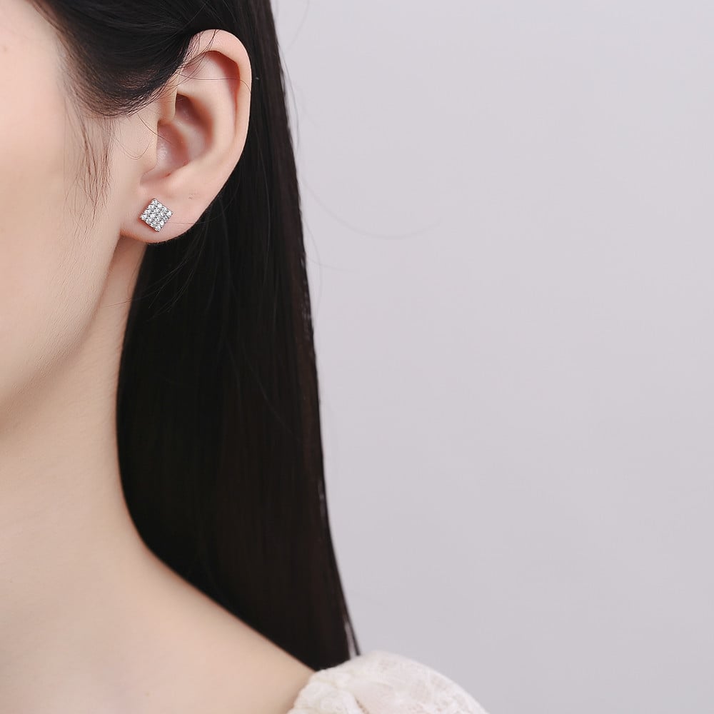Cercei Delis Argint 925 cu Zirconiu - Eleganță - imagine 2