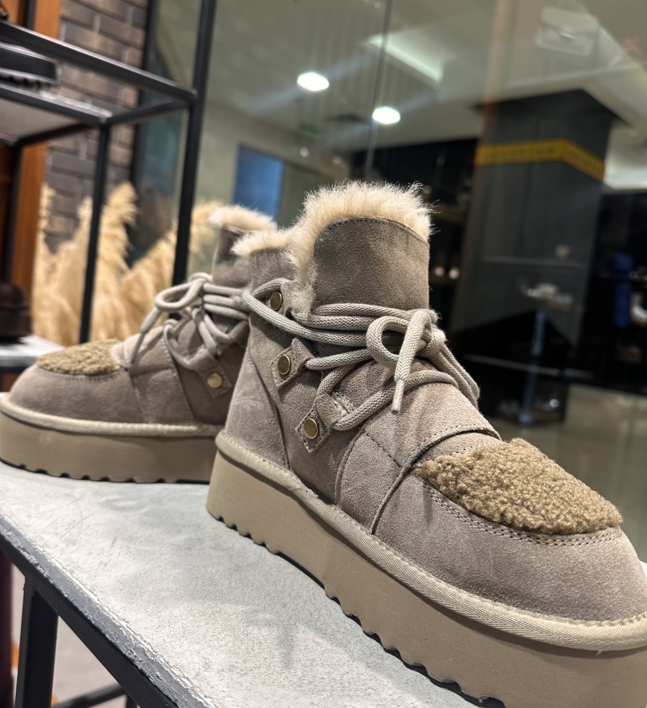 Ghete Dama Khaki Viema - Stil & Confort - imagine 3