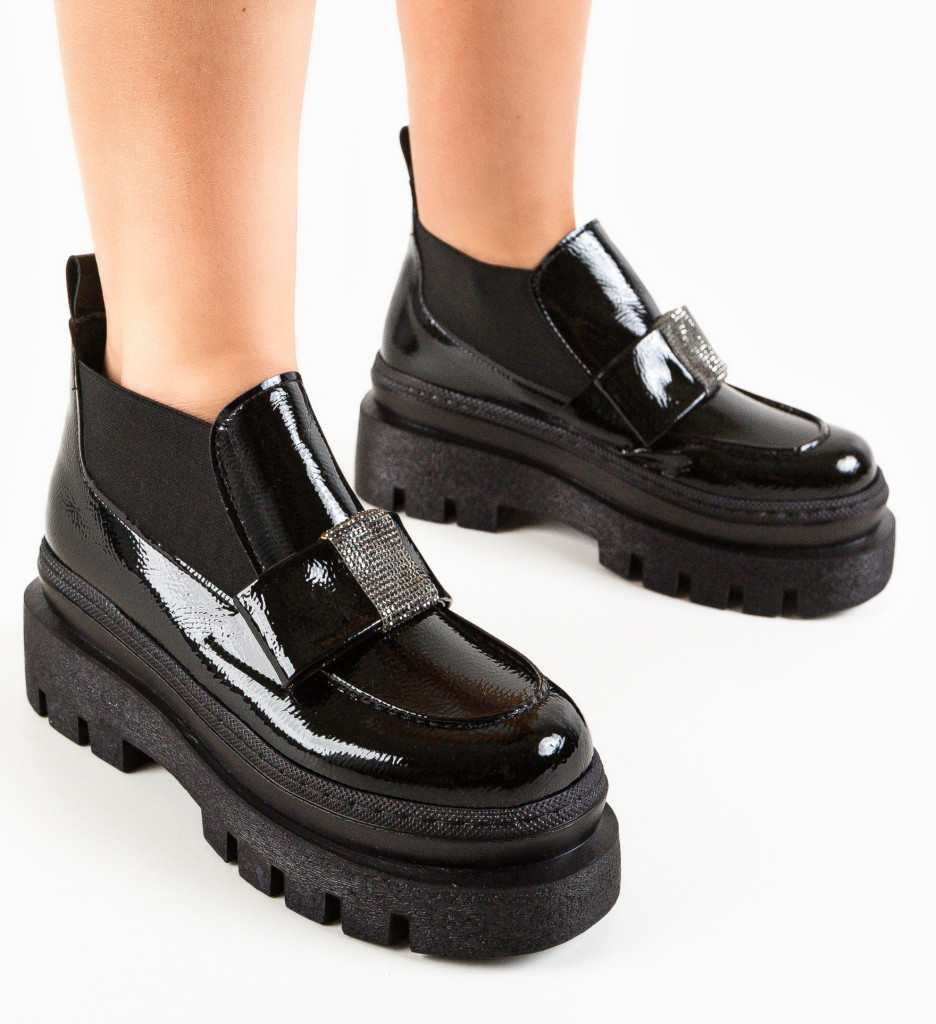 Dargazba Pantofi Casual Negri Confort