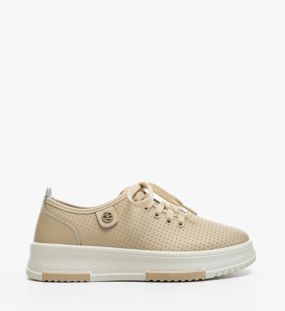 Pantofi Casual Ygrysha Bej | Confort & Stil