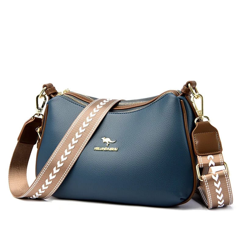 Geanta Dama Delis Fiora Albastra - Stil Versatil
