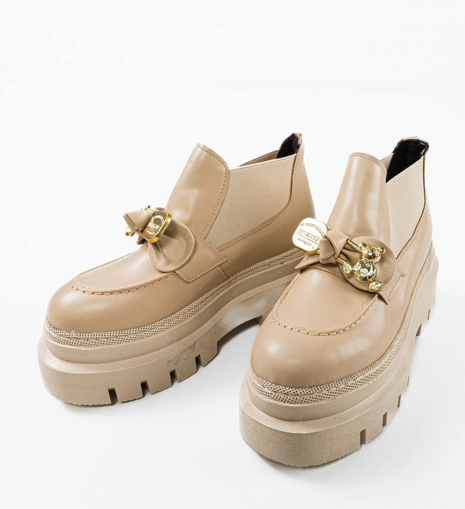 Pantofi Casual Bearya Bej - Confort și Stil Zilnic - imagine 7