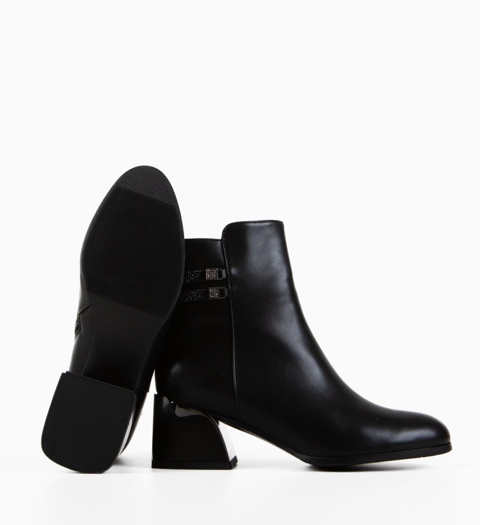 Botine Dama Leleka Negre - Eleganță și Stil - imagine 7