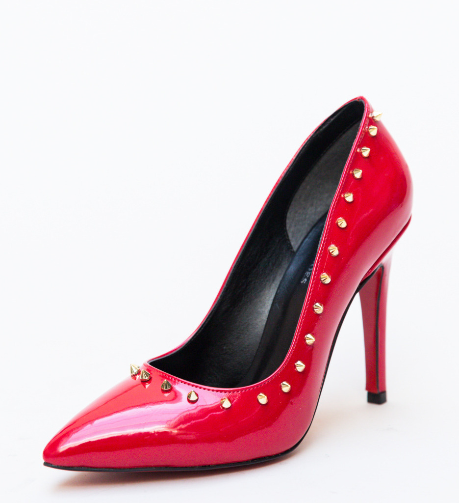 Pantofi Nicor Rosii cu Toc - Eleganță și Stil - imagine 5