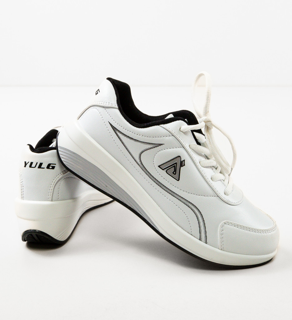 Sneakers Pokaza Albi Dama | Confort și Stil - imagine 8