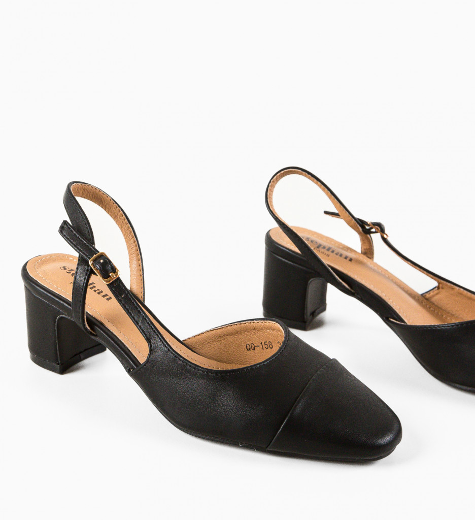 Pantofi dama Oder Negri | Eleganți cu Toc - imagine 6