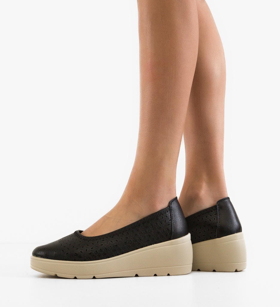 Platforme Dama Kamiz Negre - Stil și Confort