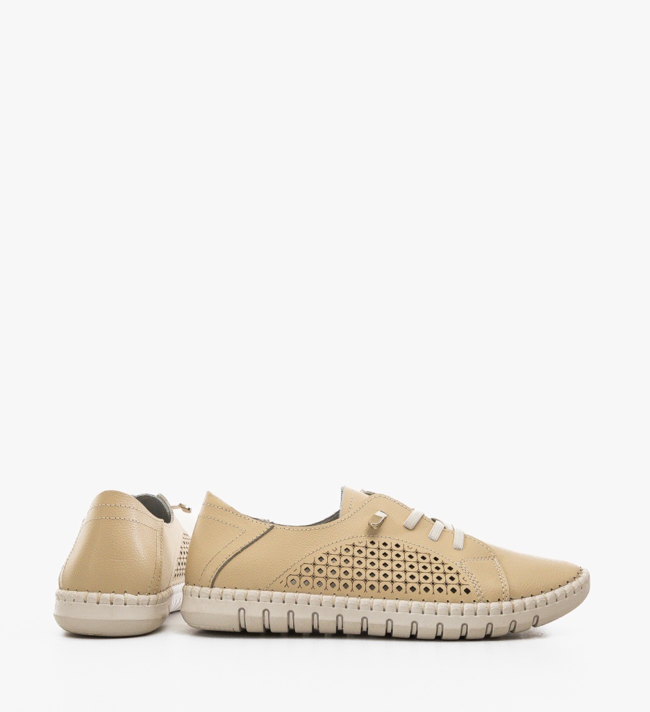 Pantofi Casual Rahima Bej - Confort și Stil - imagine 6