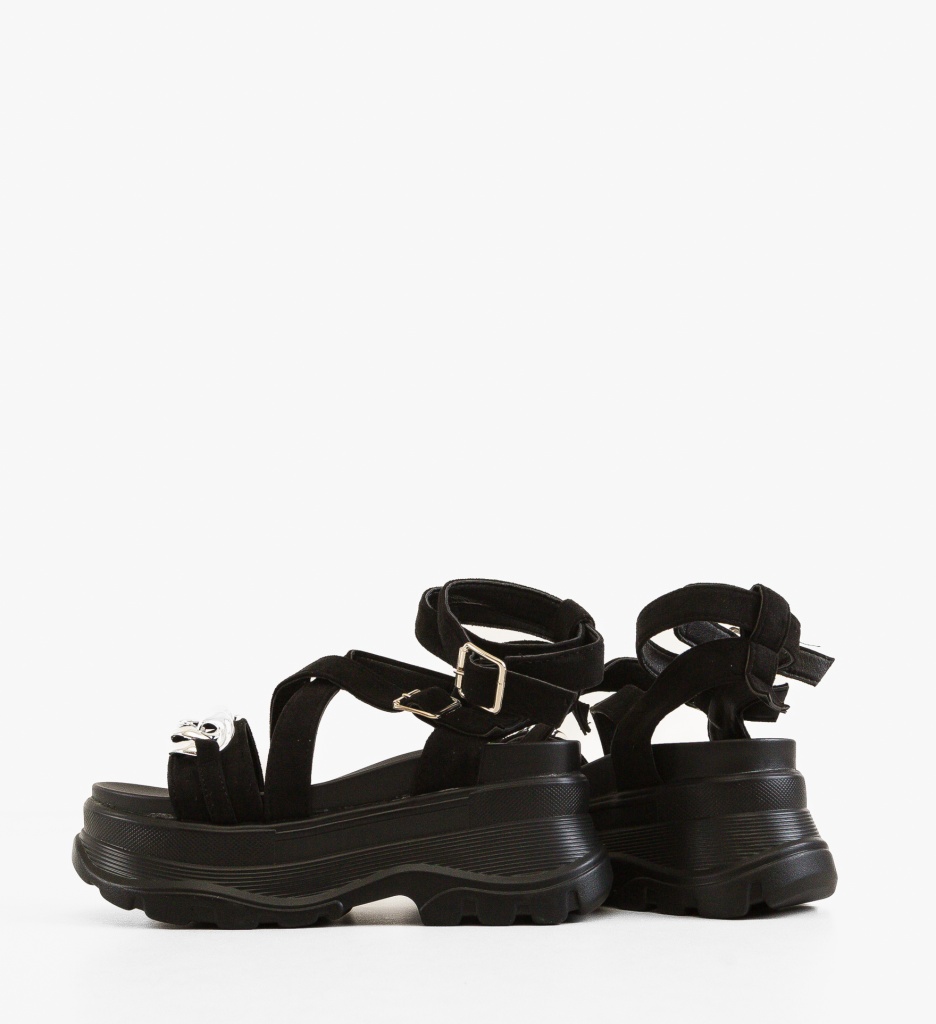 Sandale Oplanka Negre | Confort & Stil - imagine 3