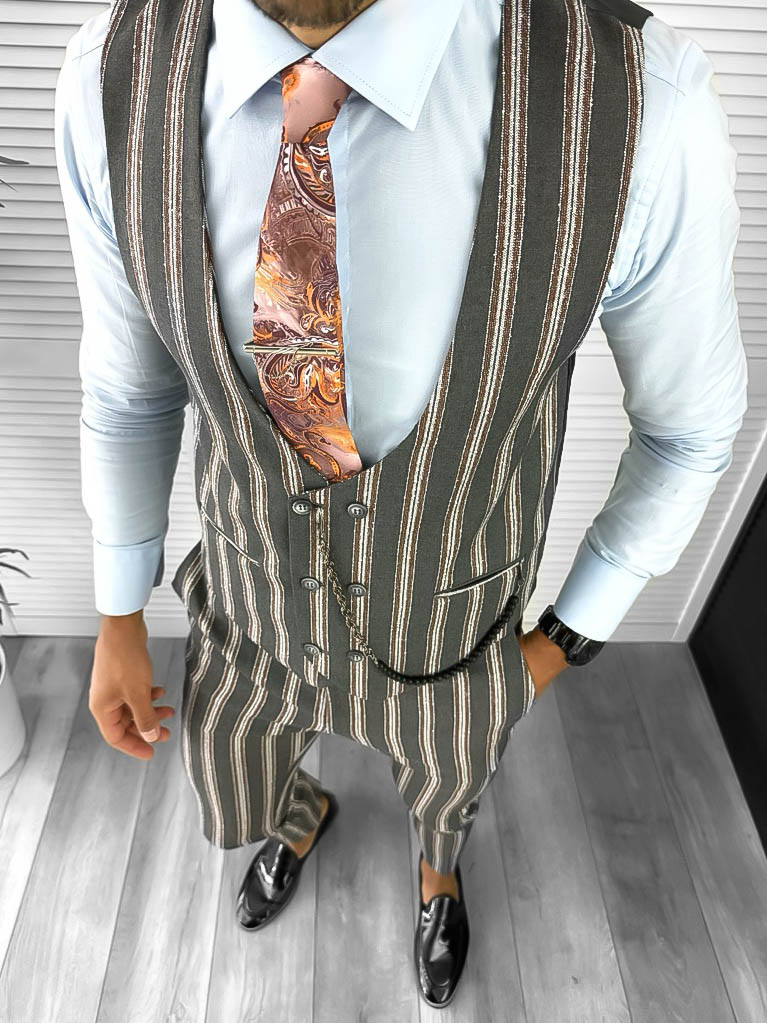 Cravată Bărbați Elegantă 12825 - Stil Premium